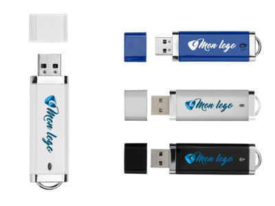 Clé USB personnalisée fermée