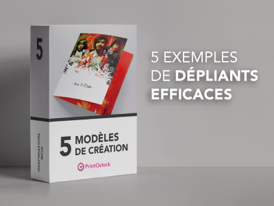 5 Exemples de dépliants clients printoclock