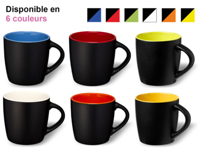 Mug bicolore publicitaire