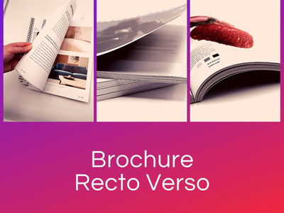 brochure recto verso