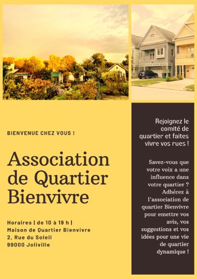 exemple brochure association quartier