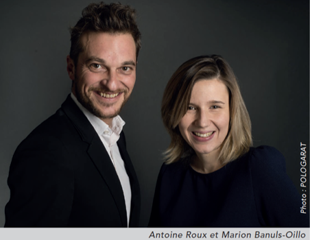 Antoine Roux, président de Printoclock & Marion Banuls-Oilo, Directrice