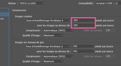 créer un dépliant avec indesign étape 1 - résolution 300 dpi