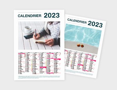 calendrier personnalisé