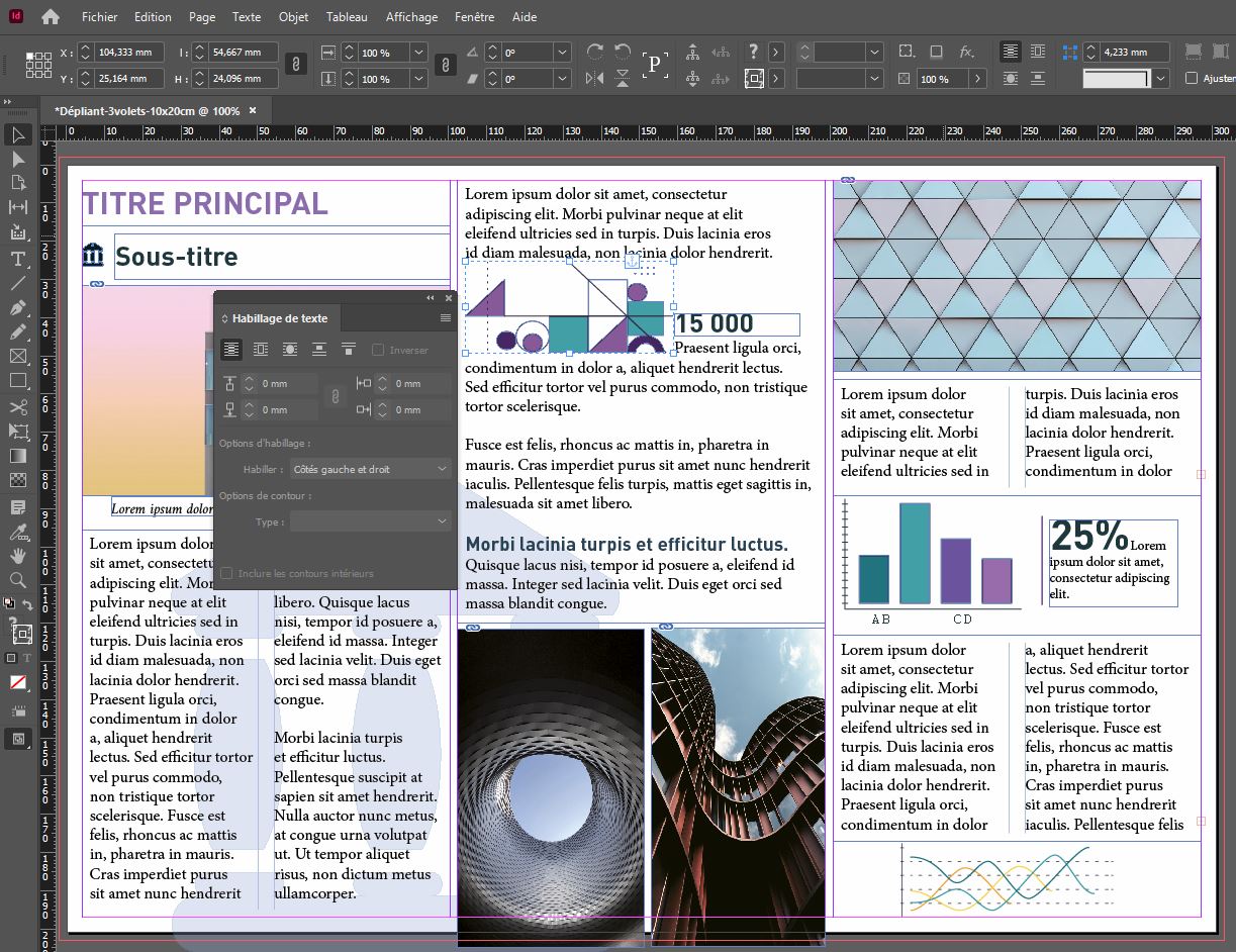 creation depliant indesign etape 5